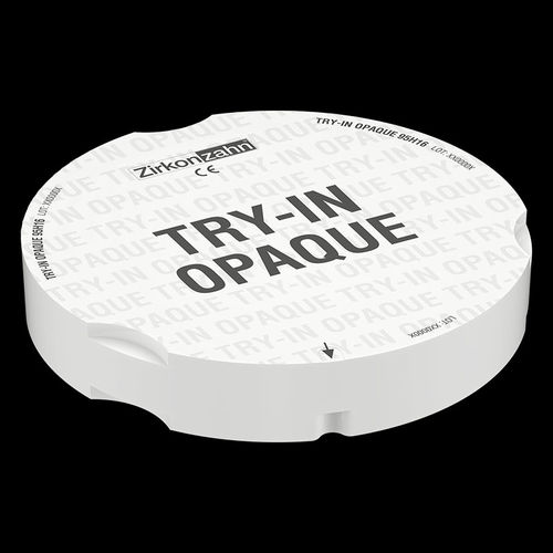 树脂材质牙科材料 - Try-In Opaque - Zirkonzahn/泽康赞 - 牙齿修复 / CAD/CAM / 不透明