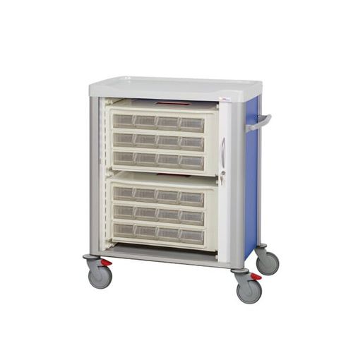 医用手推车 - F-C6040-CASST - Behmpat Producciones S.L - 药品 / 运输 / 药物分配