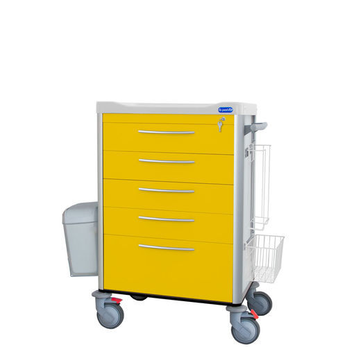 医用推车 - F-D6040-0-4-1-AM - Behmpat Producciones S.L - 通用 / 传染病风险控制 / 垃圾桶