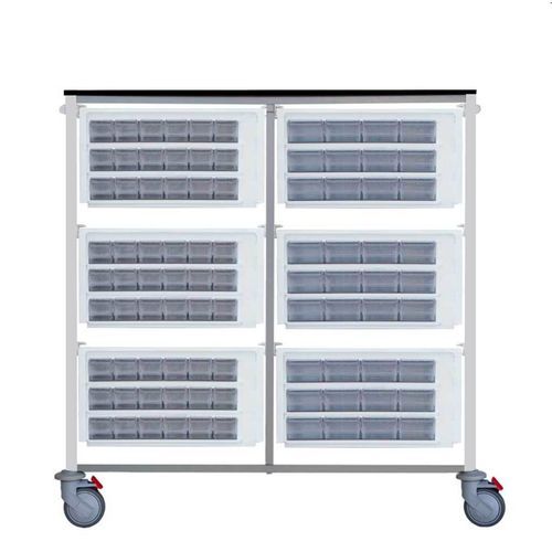 医用手推车 - F-C-NOD-3-D - Behmpat Producciones S.L - 用于药物 / 转运 / 带容器