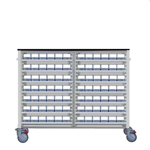医用手推车 - F-C-NOD-BIN - Behmpat Producciones S.L - 用于药物 / 转运 / 带容器