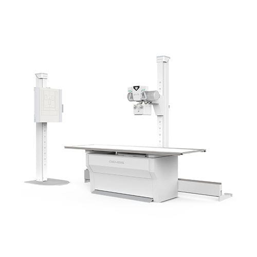 数字放射成像系统 - EVA - GEMSS Medical Systems - 多功能放射照相 / 带落地式滤线器