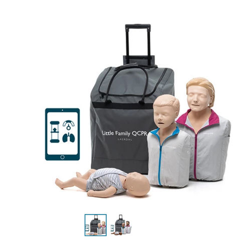 急救护理医学教学模型 - Little Family QCPR - Laerdal Medical/挪度全球健康 - 心肺复苏CPR / 躯干 / 假人模型套装