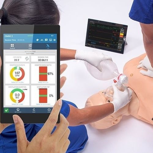 呼吸道处理模拟器 - Code Blue® III Adult S300.100.250.PK - Gaumard - 心肺复苏CPR / 培训 / 用于护士护理