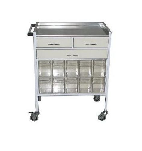 医用推车 - PS-EQ22  - PROJESAN - 药品 / 多功能 / 不锈钢