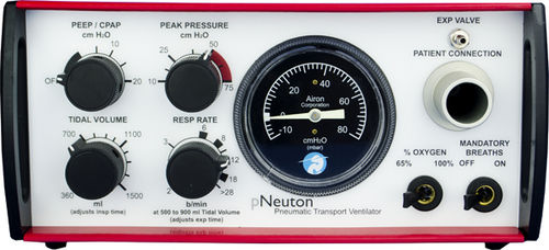 急救呼吸机 - pNeuton model S - Airon Corporation - 气动 / 运输 / CPAP