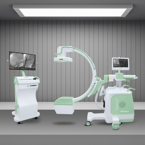 移动式影像增强器 - DIGISCAN S20 - Allengers Medical Systems - 平板探测器 / 带视频柱 / 带视频显示器