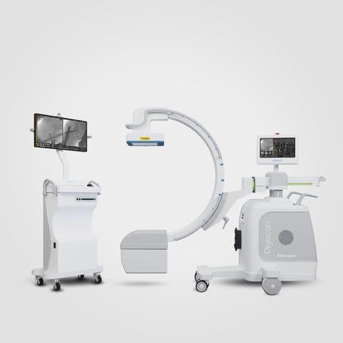 移动式影像增强器 - DIGISCAN S20/S30 - Allengers Medical Systems - 平板探测器 / 带视频柱 / 带视频显示器