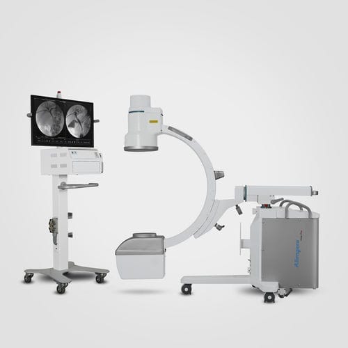 移动式影像增强器 - IMAGE PLUS LDHD - Allengers Medical Systems - 带图像增强器 / 带视频柱