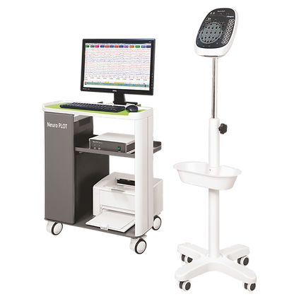 40通道脑电图机 - Neuroplot - Allengers Medical Systems - 带脑电图测绘仪 / avec monitorage vidéo / 推车式
