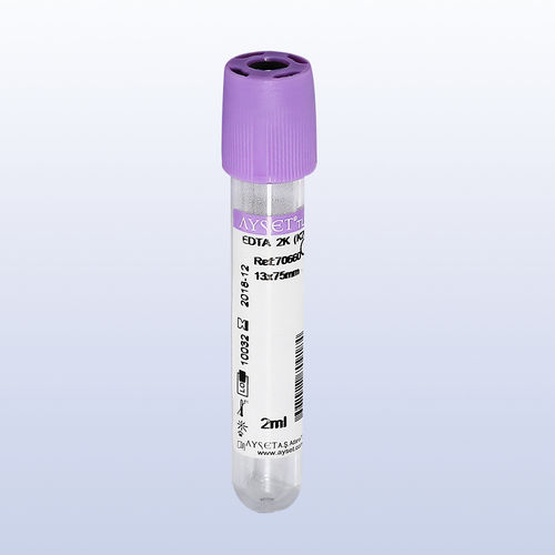 实验室采样管 - 70487 - AYSET TIBBI ÜRÜNLER VE PLASTIK TEKSTIL ELEKTRONIK GIDA TEMIZLIK MADDELERI SAN AS - 圆柱 / 血清 / 塑料