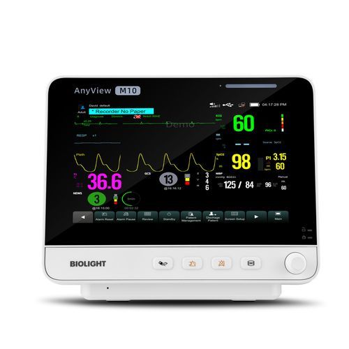 便携式病人监护仪 - M10 - Guangdong Biolight Meditech - ECG / RESP / 重症监护