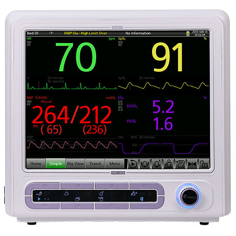 便携式病人监护仪 - BPM-1200 - Bionics Corporation - 紧凑型 / ECG / RESP
