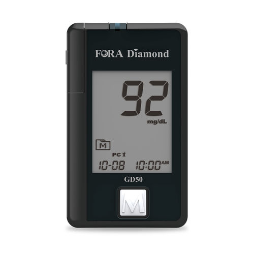 GDH-FAD血糖仪 - Diamond GD50 - ForaCare Suisse AG - 用于医院 / 血细胞比容 / 免调码