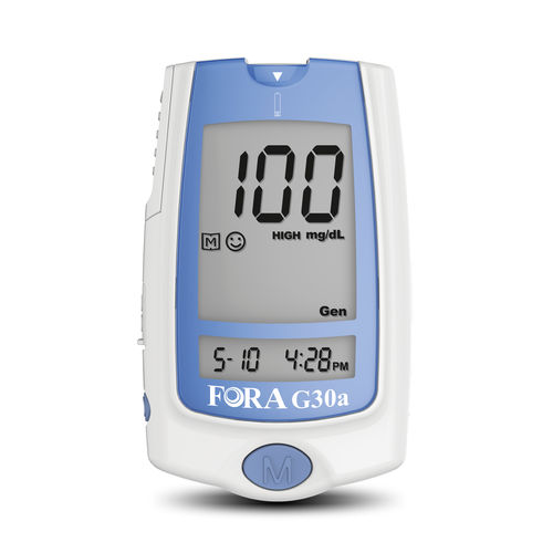 GOD血糖仪 - COMFORT plus - ForaCare Suisse AG - 用于医院 / 免调码 / 带有采血笔