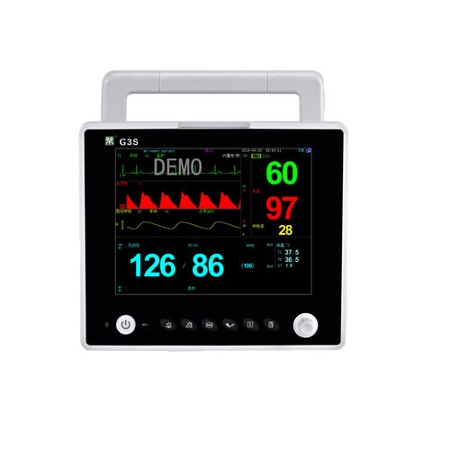 便携式病人监护仪 - G3S - General Meditech - 台面式 / ECG / SpO2