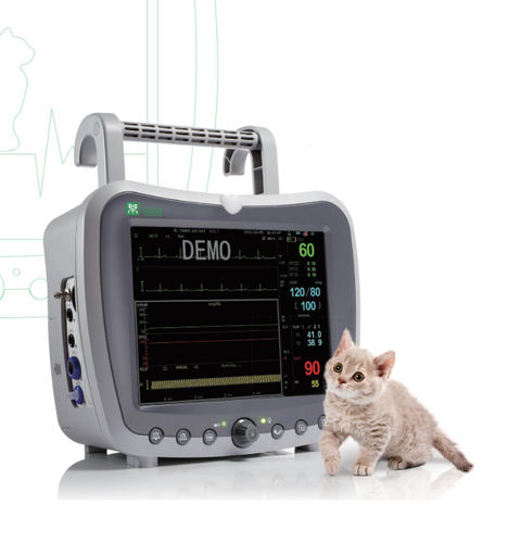便携式多参数监护仪 - G3H-Vet - General Meditech - 紧凑型 / ECG / RESP