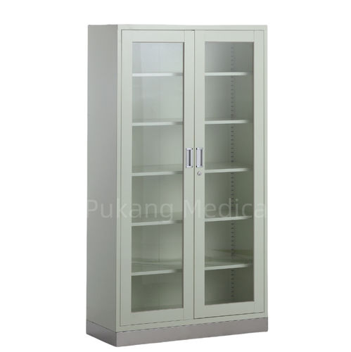 器械玻璃柜 - G-19 - Hebei Pukang Medical Instruments - 用于医院 / 搁板 / 带门