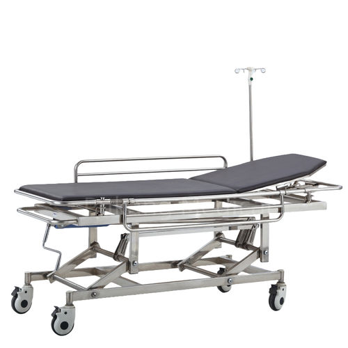 转运担架车 - E-5 - Hebei Pukang Medical Instruments - 急救 / 手动 / 可调高度
