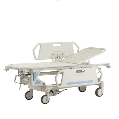 转运担架车 - E-3 - Hebei Pukang Medical Instruments - 液压 / 可调高度 / 椅背可调