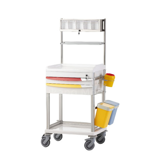 医用推车 - F-51 - Hebei Pukang Medical Instruments - 药品 / 护理 / 不锈钢