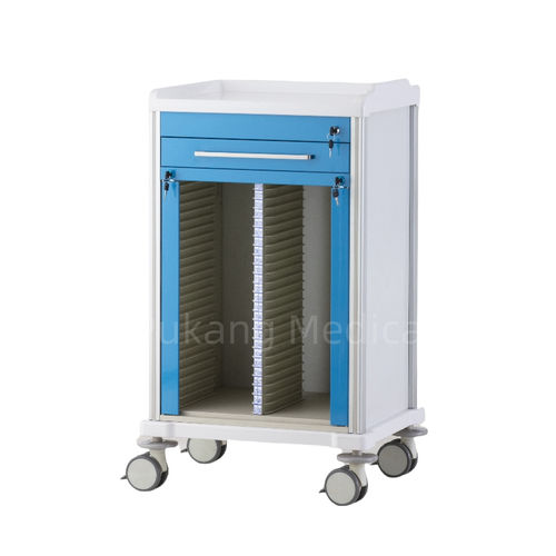 医用推车 - F-70 - Hebei Pukang Medical Instruments - 用于病历 / 存储 / 1 屉式
