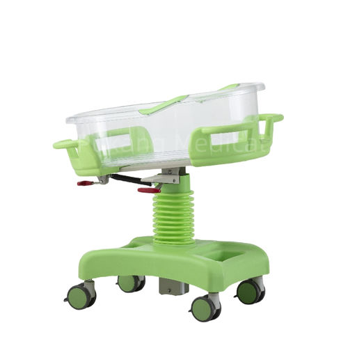 可调高度医用婴儿床 - B-46 - Hebei Pukang Medical Instruments - 特伦德伦伯卧位 / 反特伦德伦伯卧位 / 带滑轮