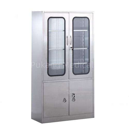 医用柜 - G-9 - Hebei Pukang Medical Instruments - 带门 / 搁板 / 不锈钢