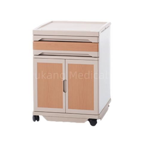 带滑轮床头柜 - D-19 - Hebei Pukang Medical Instruments - 带抽屉