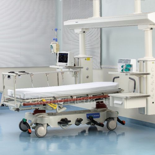 转运担架车 - E-9 - Hebei Pukang Medical Instruments - 急救 / 手动 / X射线透明