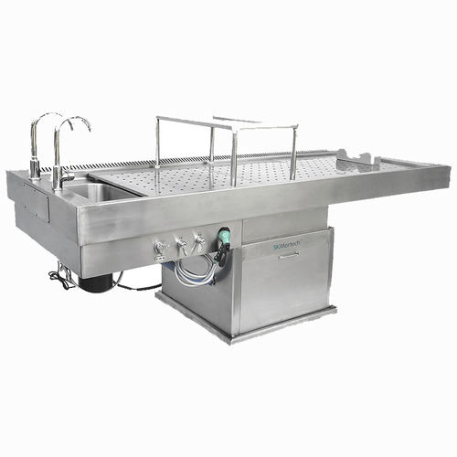尸体清洗台 - SK-DT004 - Jiangsu Saikang Medical Equipment - 长方形 / 固定式 / 不锈钢