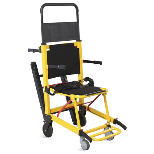 折叠担架椅 - SKB1C02-1 - Jiangsu Saikang Medical Equipment - 高度可调节 / 带轮 / 带脚托