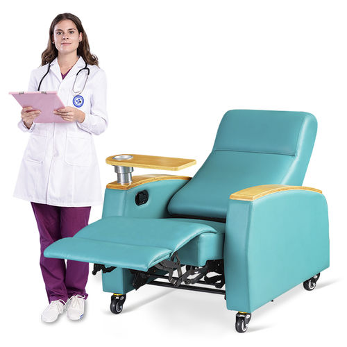 斜躺式休息椅 - SKE087 - Jiangsu Saikang Medical Equipment - 人体工学 / 电动 / 皮质
