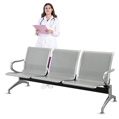 候诊室联排座椅 - SKE008 - Jiangsu Saikang Medical Equipment - 带扶手 / 三人座
