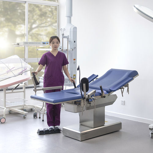 妇科检查床 - A99-13 - Jiangsu Saikang Medical Equipment - 电动 / 可调高度 / 特伦德伦伯卧位