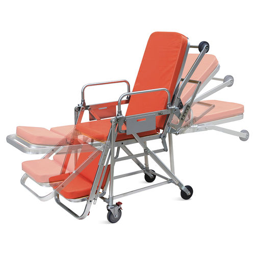 转运担架车 - SKB039(E) - Jiangsu Saikang Medical Equipment - 急救 / 手动 / 可调高度