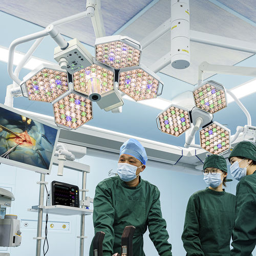 吊顶无影灯 - SK-LLD0503E - Jiangsu Saikang Medical Equipment - LED / 卤素 / 牙科