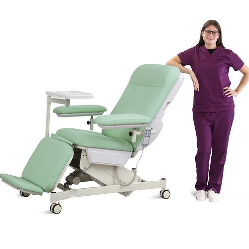 电动血液透析床 - SKE-133 - Jiangsu Saikang Medical Equipment - 4分区式 / 带滑轮 / 特伦德伦伯卧位
