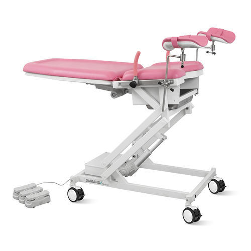妇科检查台 - A99-8 - Jiangsu Saikang Medical Equipment - 电动 / 椅背可调 / 可调高度