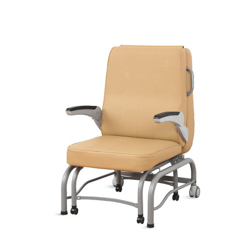 人体工学休息椅 - SKE001-5 - Jiangsu Saikang Medical Equipment - 手动 / 带滑轮 / 皮质