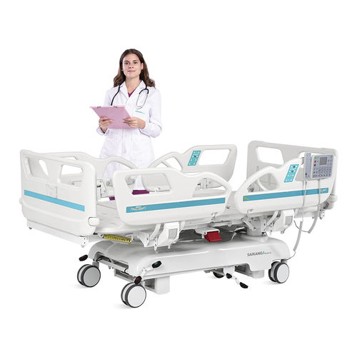医院病床 - V7v - Jiangsu Saikang Medical Equipment - 电动 / 高度可调节 / 特伦德伦伯卧位