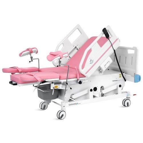 产床 - A98-4 - Jiangsu Saikang Medical Equipment - 电动 / 高度可调节 / 带滑轮