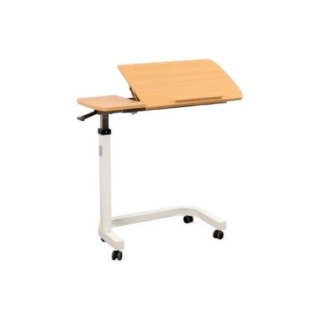 升降床边桌 - SKH201-4 - Jiangsu Saikang Medical Equipment - 带滑轮 / 倾斜 / 气动驱动