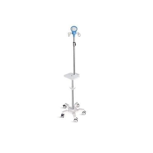 带滑轮输液架 - SKHO41(16) - Jiangsu Saikang Medical Equipment - 4 个钩子 / 带注射泵支架 / 用于注射泵