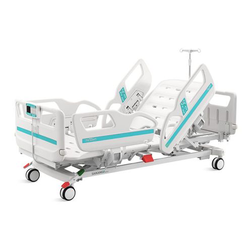 重症监护病床 - V8v - Jiangsu Saikang Medical Equipment - 电动 / 特伦德伦伯卧位 / 高度可调节