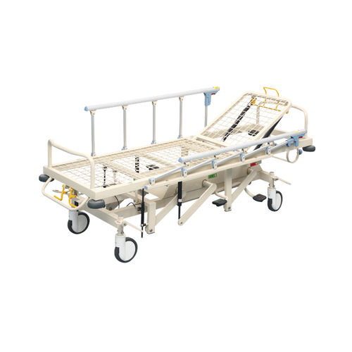 转运担架车 - YFTC-Y2D(II) - Jiangsu Yongfa Medical Equipment Technology - 液压 / 可调高度 / 椅背可调