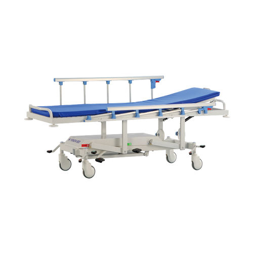 转运担架车 - YFTC-Y2D - Jiangsu Yongfa Medical Equipment Technology - 液压 / 可调高度 / 椅背可调
