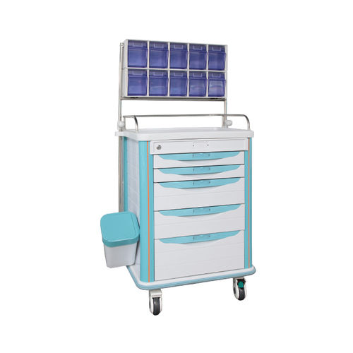 麻醉推车 - YFS-005 - Jiangsu Yongfa Medical Equipment Technology - 用于器械 / 服务 / 不锈钢