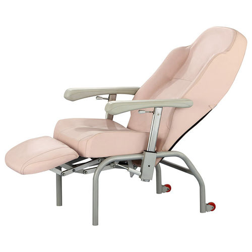 2分区式采血椅 - YFY-B03 - Jiangsu Yongfa Medical Equipment Technology - 带脚托 / 带滑轮 / 可调高度
