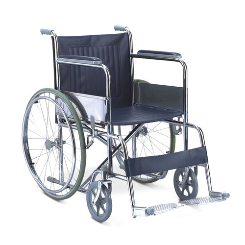 手推轮椅 - YF809 - Jiangsu Yongfa Medical Equipment Technology - 全地形 / 带脚托 / 钢框架